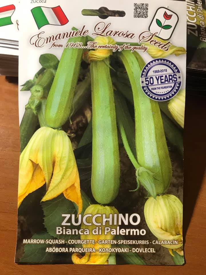 Semi Di Zucchino Da Fiore - Busta Bavicchi VZU26, Per Coltivazione Orto